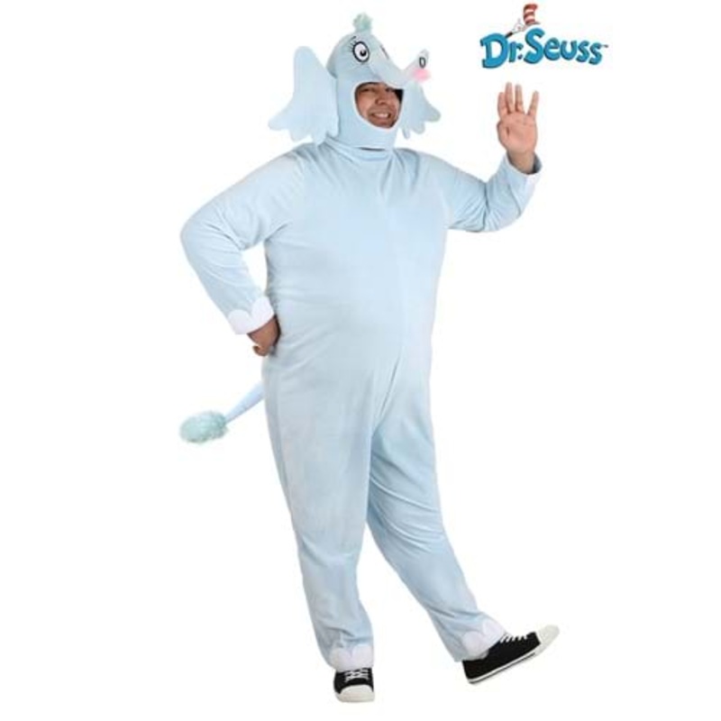 Adult Plus Size Dr. Seuss Horton Costume 1X