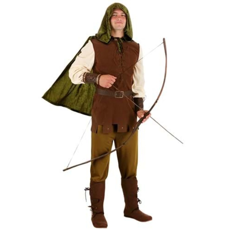 Deluxe Robin Hood Costume for Men Small