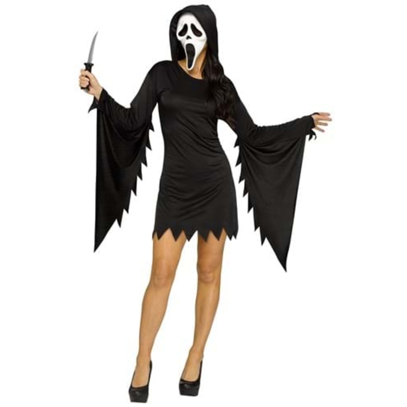 Glamour Ghost Face Costume for Women Small/Medium