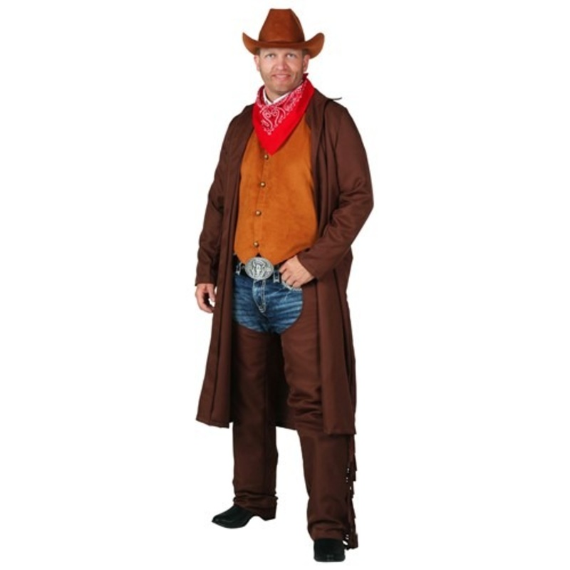 Men's Plus Size Rancher Cowboy Costume  2X