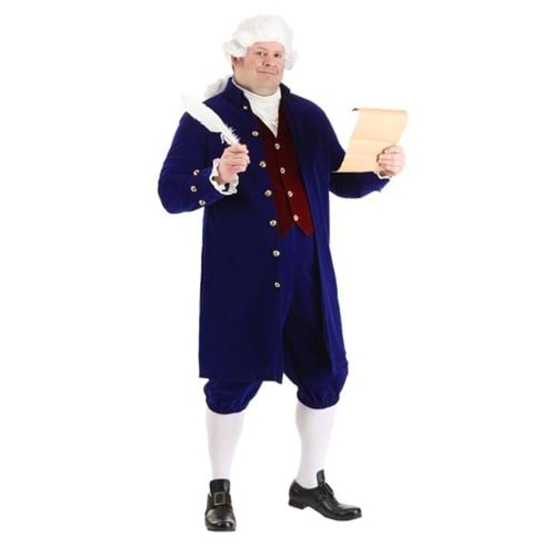 Men's Plus Size Thomas Jefferson Costume 2X