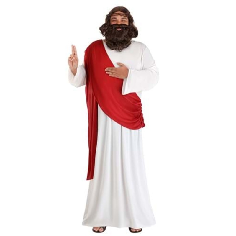 Plus Size Deluxe Jesus Men's Costume 2X