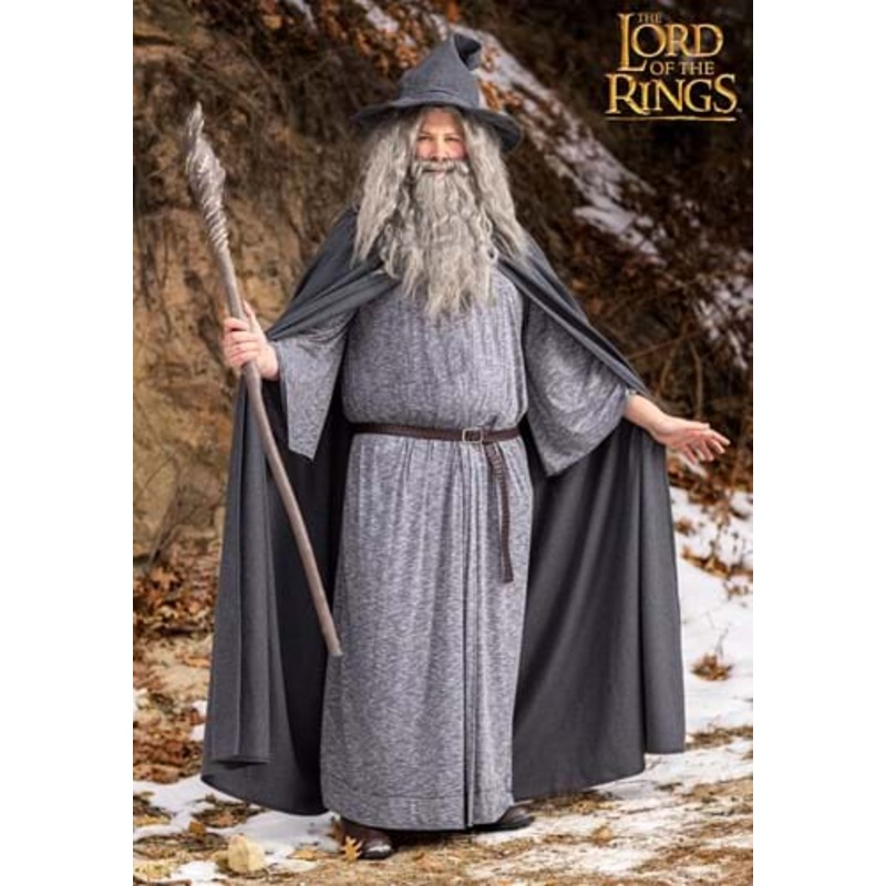 Plus Size Gandalf Lord of the Rings Men's Costume 2X