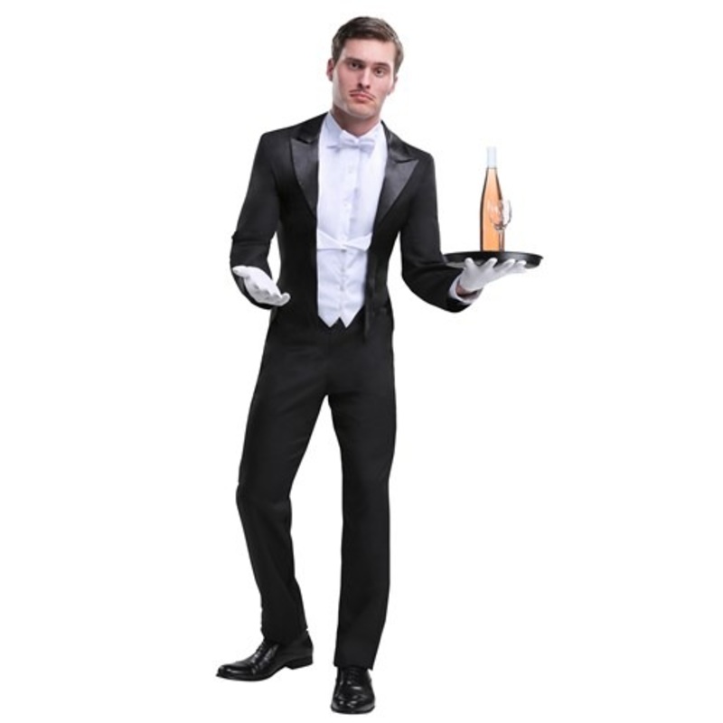 Plus Size Men's Butler Costume 2X