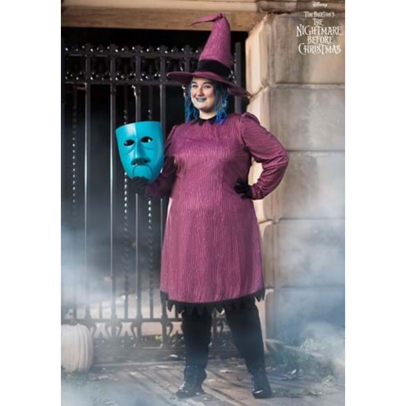 Plus Size Nightmare Before Christmas Women's Shock Costume 1X