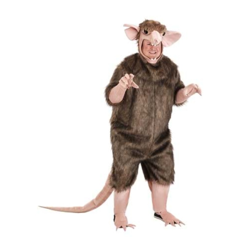 Plus Size Sewer Rat Costume for Adults 2X
