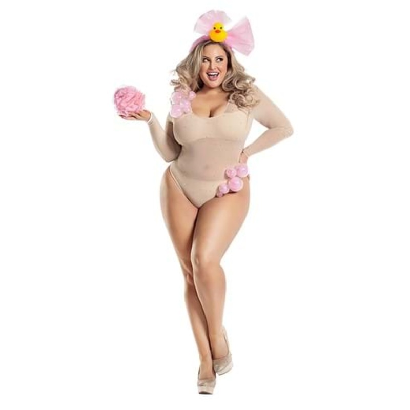 Sexy Plus Size Bubble Bath Babe Women's Costume 1X