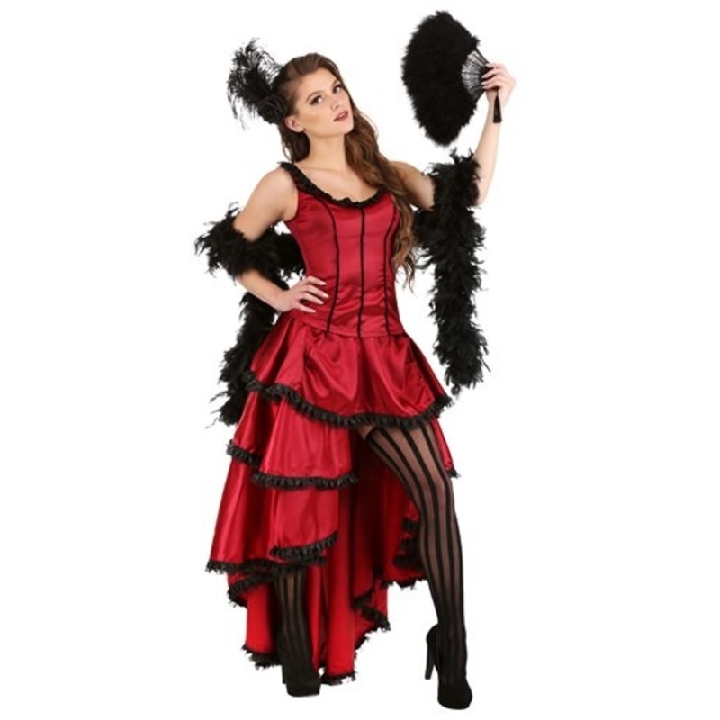 Sultry Saloon Girl Costume for Women X-Small