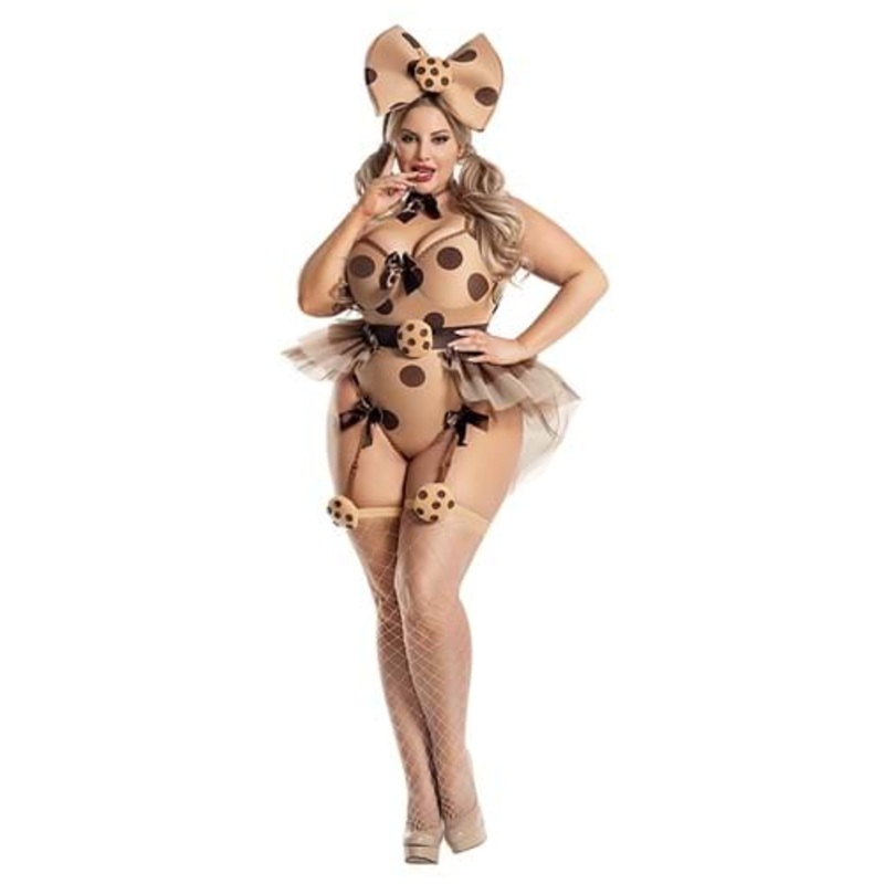 Women's Plus Size Miss Cookie Costume 1X