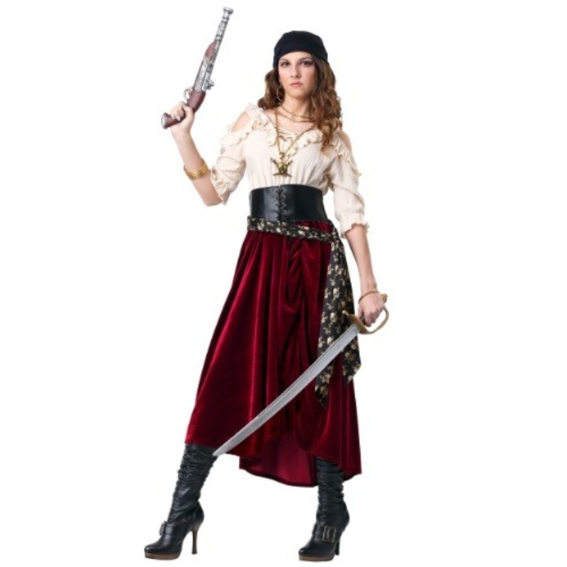 Women's Roving Buccaneer Costume  X-Small