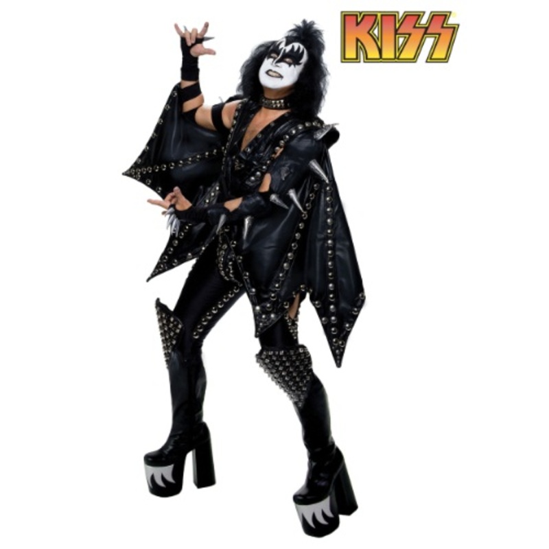 Authentic KISS Gene Simmons Demon Costume for Adults Small