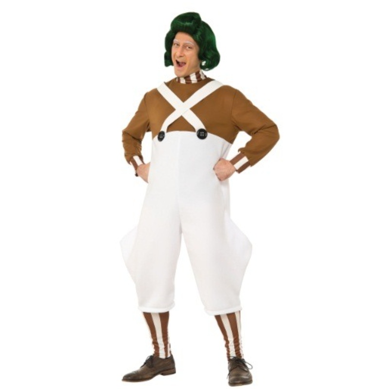 Deluxe Oompa Loompa Costume for Men Small