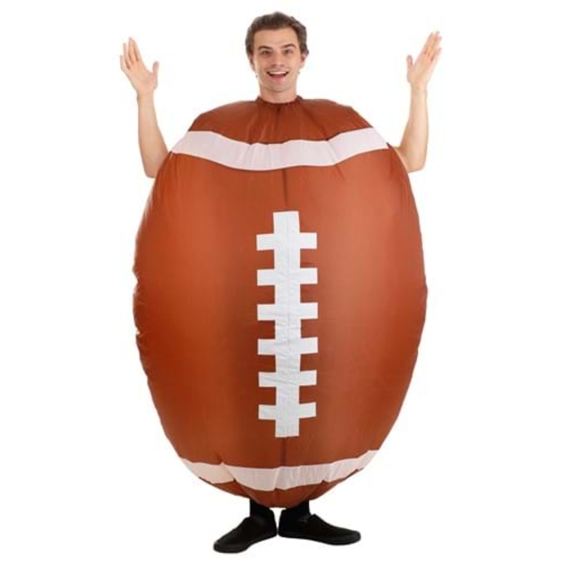Inflatable American Football Costume for Adults Standard