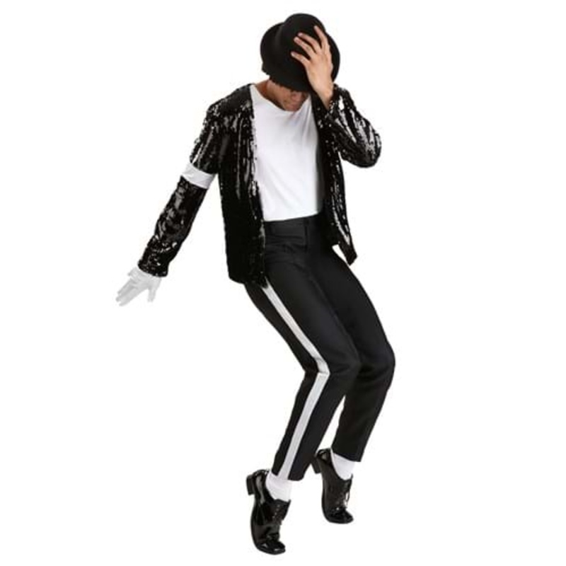 Michael Jackson Moonwalk Costume for Men Small