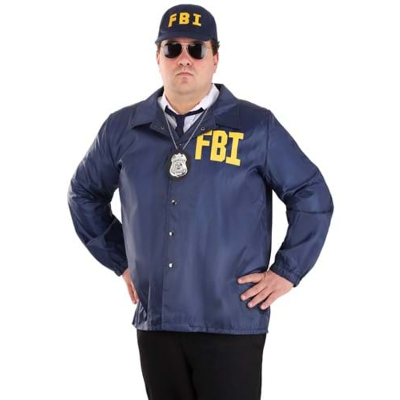 Plus Size Adult FBI Costume Jacket 2X
