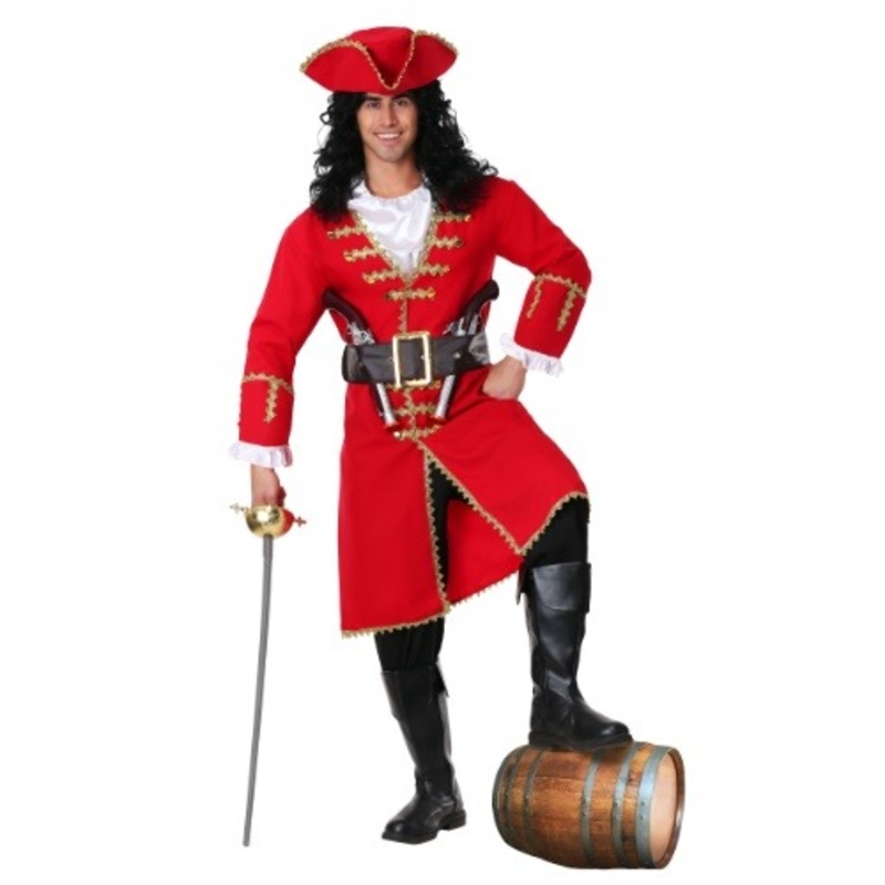 Plus Size Captain Blackheart Costume for Men 2X