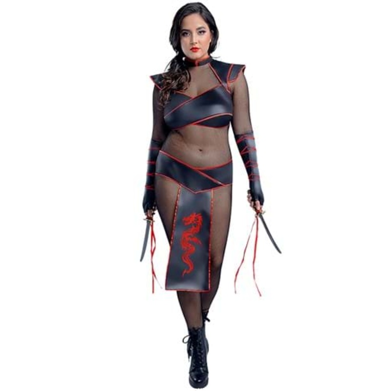 Plus Size Sexy Alluring Assassin Costume for Women 1X