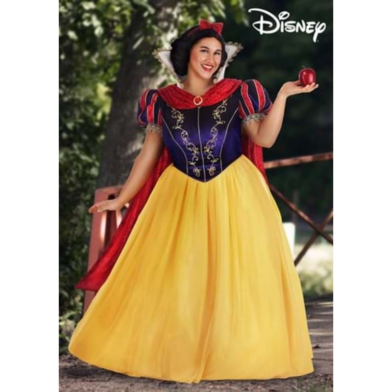 Plus Size Women's Premium Snow White Costume 1X