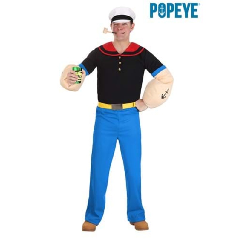 Premium Popeye Costume for Men Small