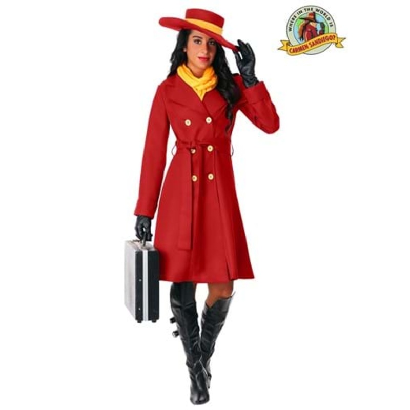Women's Plus Size Carmen Sandiego Costume 1X