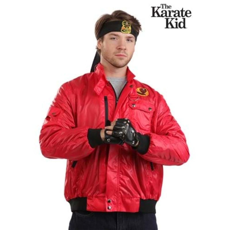 Adult Karate Kid Red Cobra Kai Costume Jacket X-Small