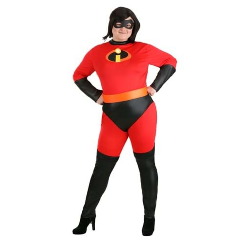 Adult Plus Size Incredibles 2 Classic Mrs. Incredible Costume 2X