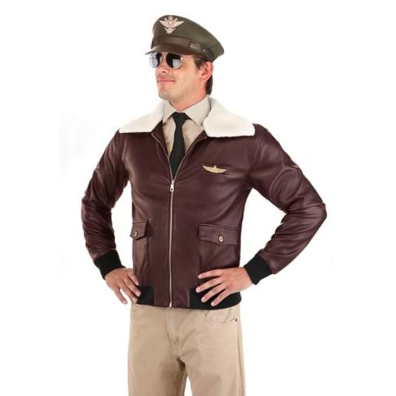 Adult WW2 Pilot Costume Jacket Small
