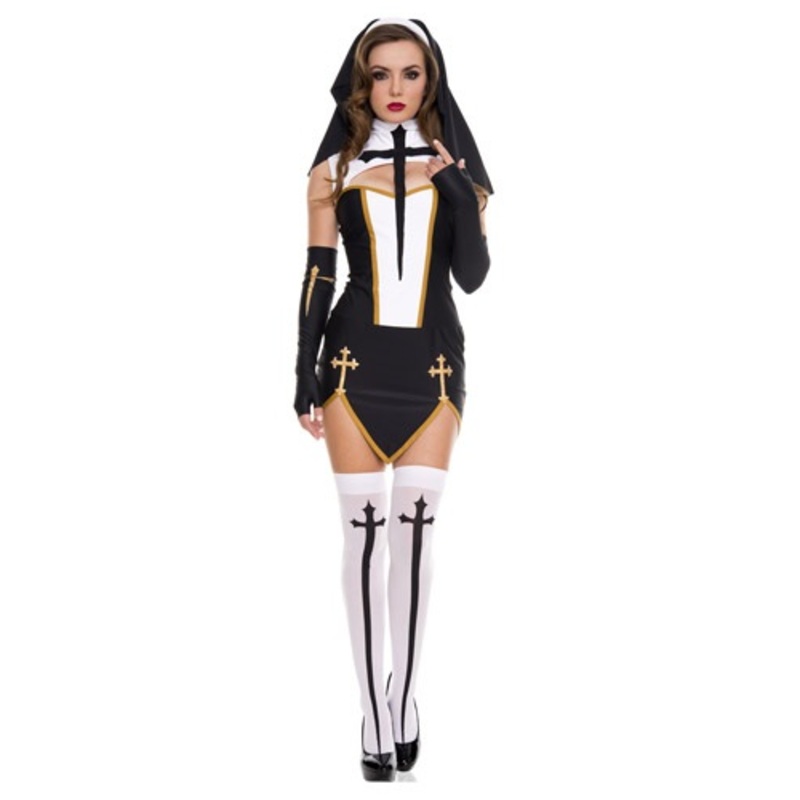 Bad Habit Nun Costume for Women X-Small