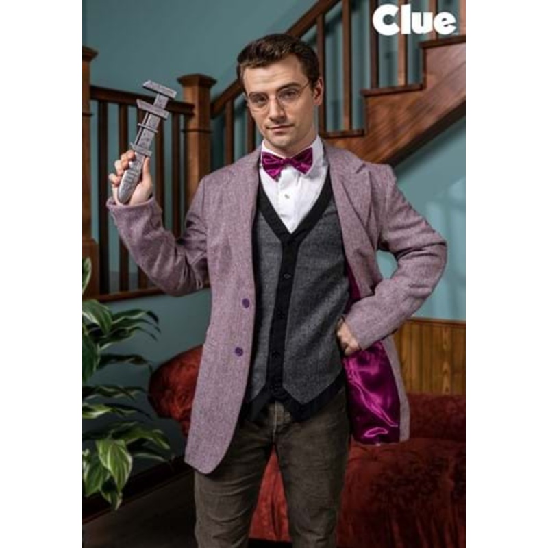 Clue Professor Plum Adult Costume Small