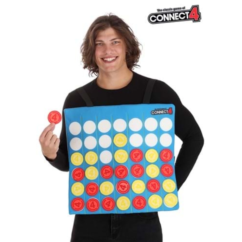 Connect Four Sandwich Board Costume for Adults Standard