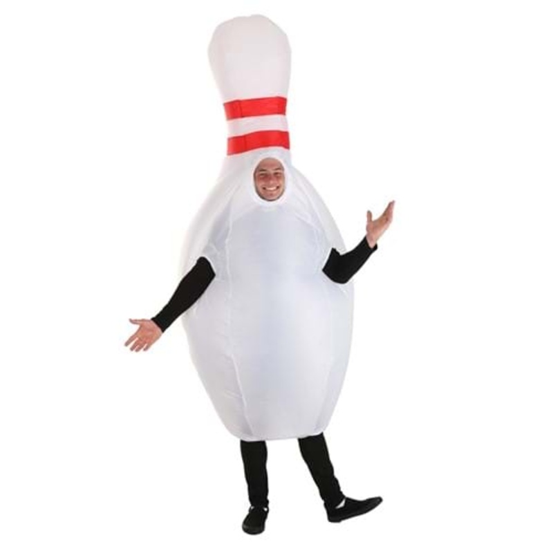 Inflatable Bowling Pin Costume for Adults Standard