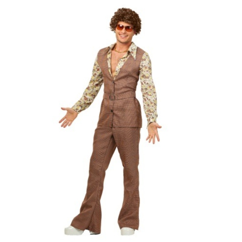 Men's '70s Vest Costume X-Small