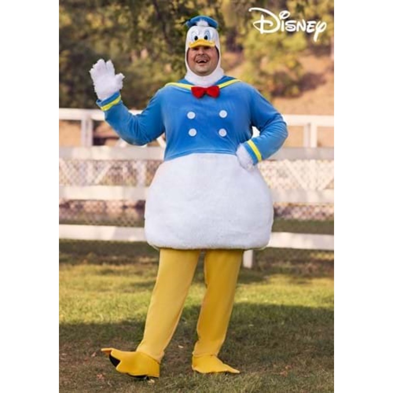 Men's Plus Size Donald Duck Costume 2X