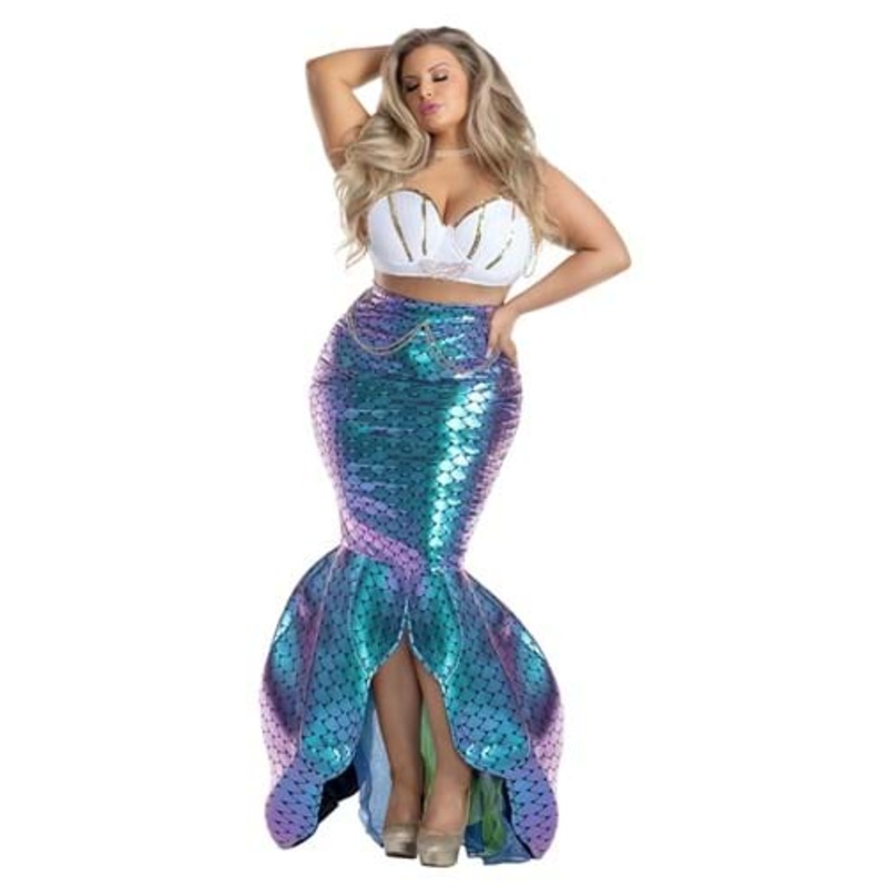 Plus Size Under the Sea Mermaid Women's Costume 1X