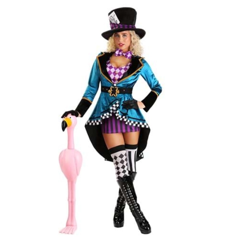 Purple Panache Mad Hatter Costume for Women Large
