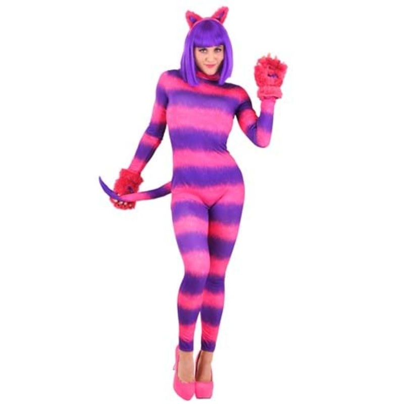 Sexy Cheshire Cat Bodysuit for Women X-Small