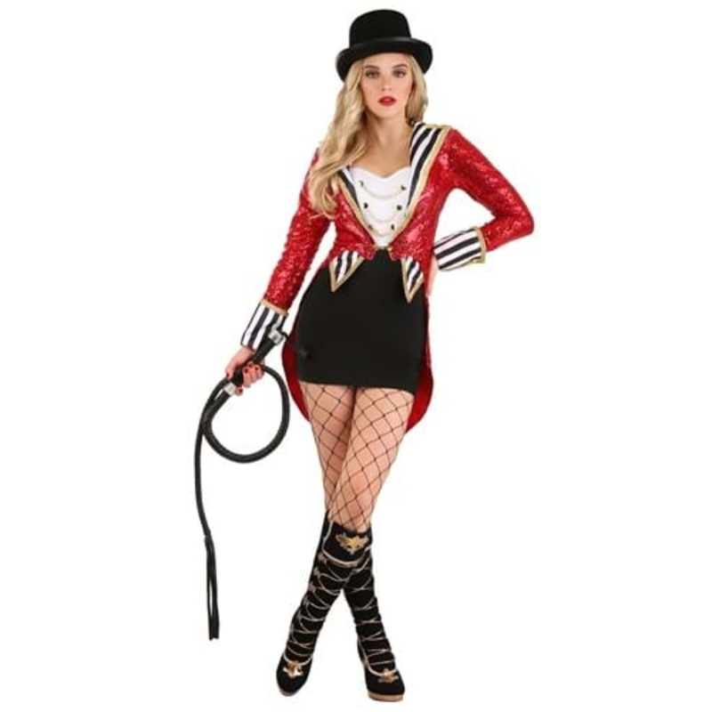 Sexy Sequin Ringmaster Costume for Women X-Small