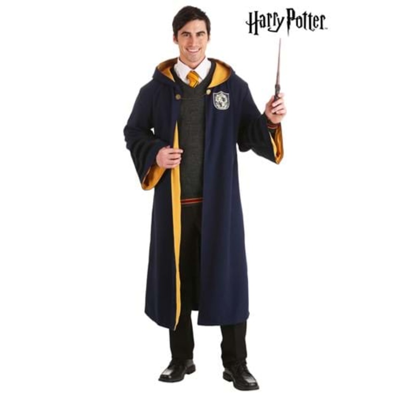 Vintage Harry Potter Hogwarts Hufflepuff Robe Standard