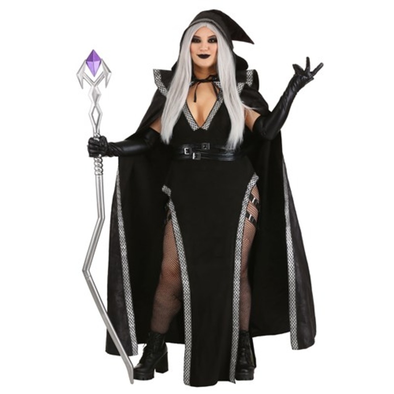 Women's Plus Size Enchanted Warlock Costume 1X