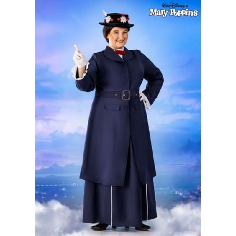 Women's Plus Size Mary Poppins Costume 1X