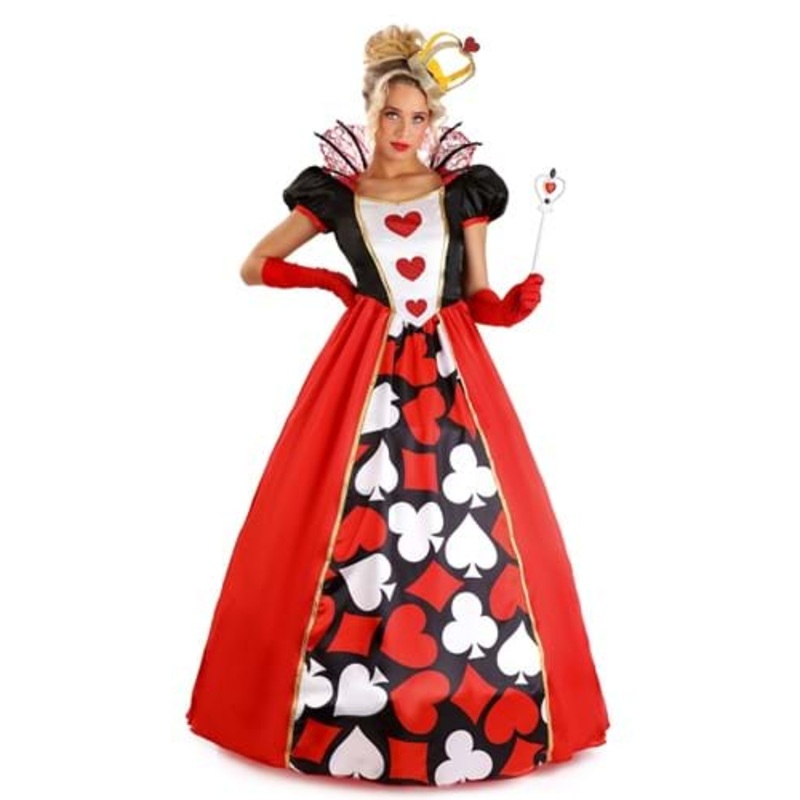 Wonderland Queen of Hearts Costume for Women Small