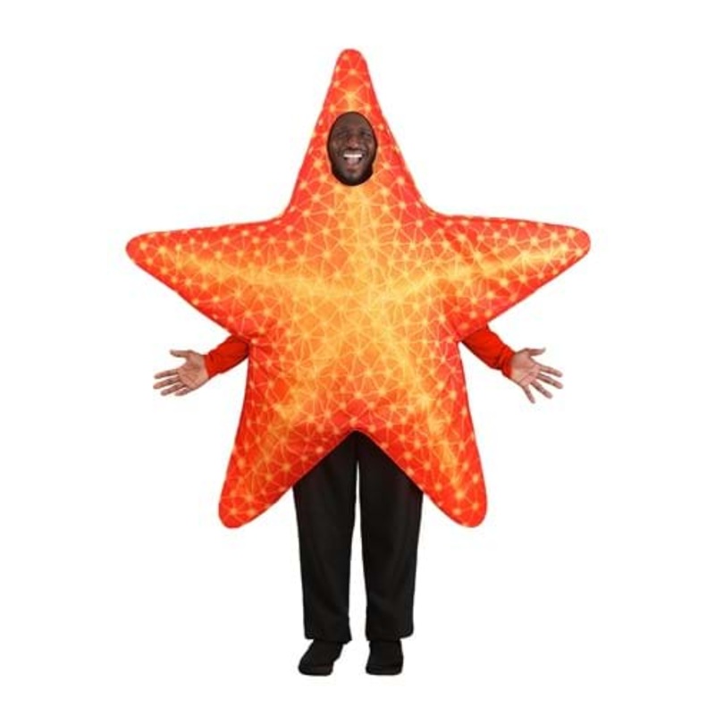 Adult Orange Starfish Costume Standard