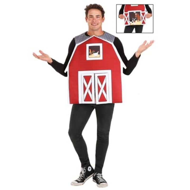Big Red Barn Adult Costume Standard