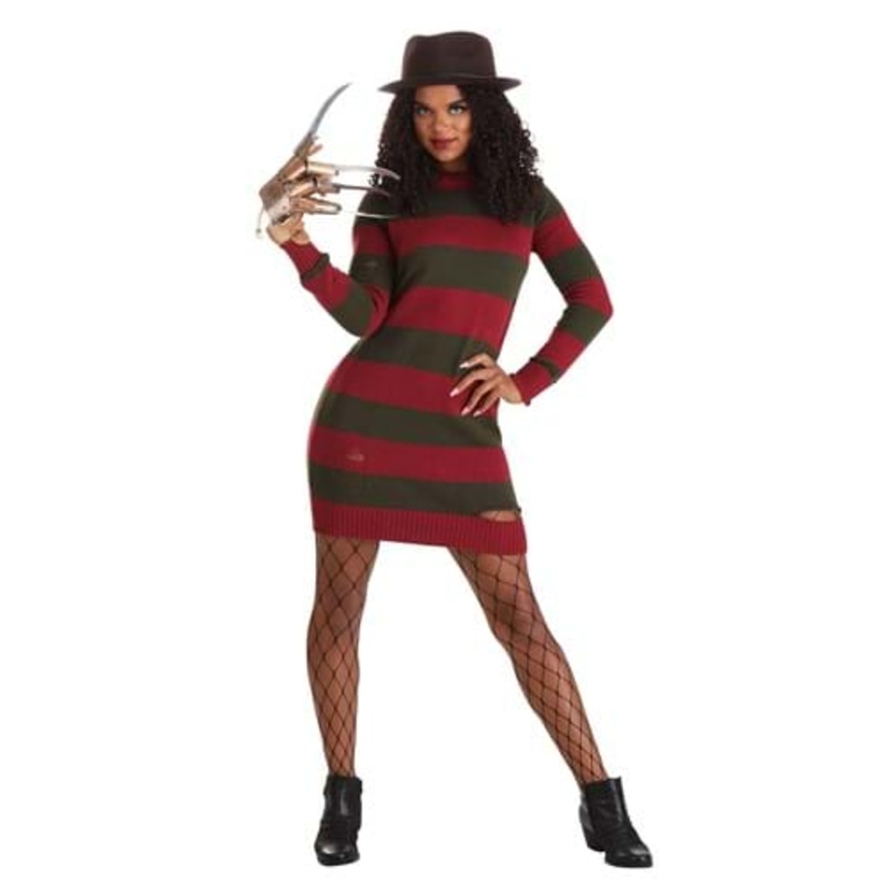 Freddy Krueger Costume Dress for Women X-Small
