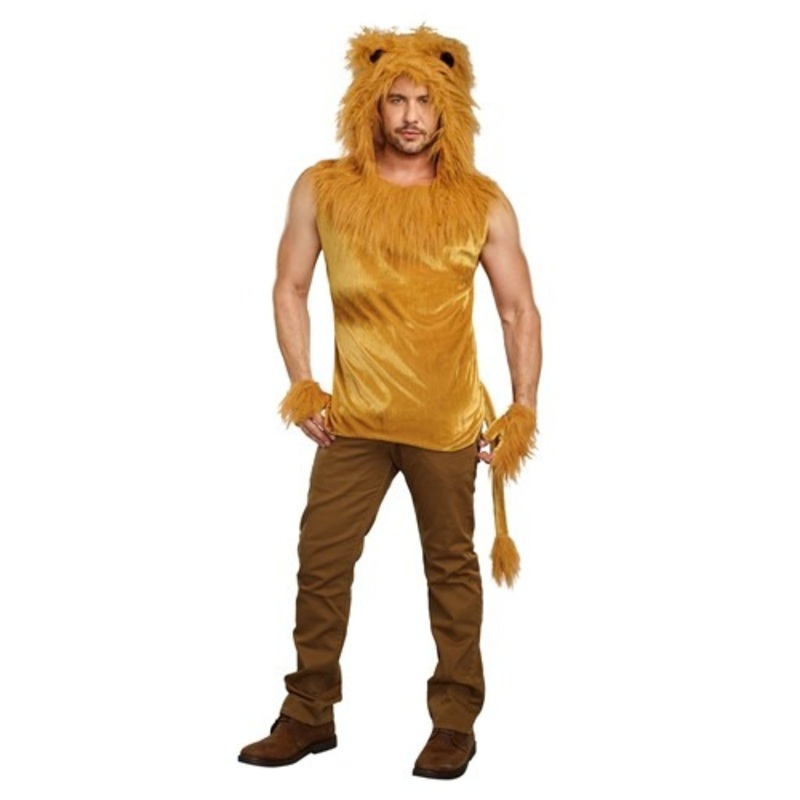 King of the Jungle Lion Men's Costume Medium