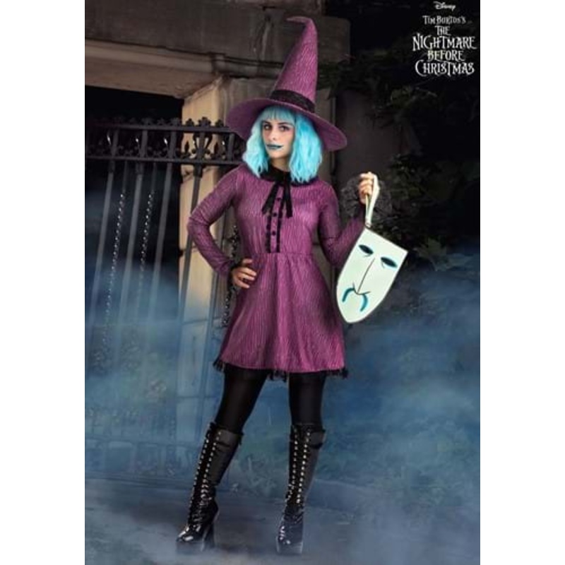 Nightmare Before Christmas Shock Costume Dress for Women X-Small