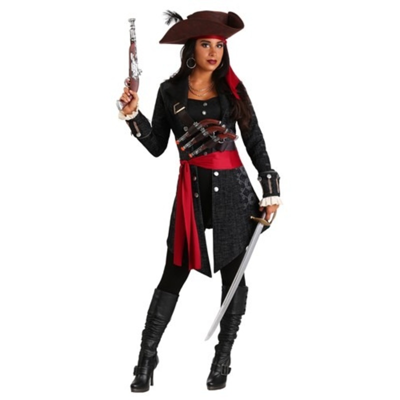 Plus Size Fearless Pirate Costume for Women 2X