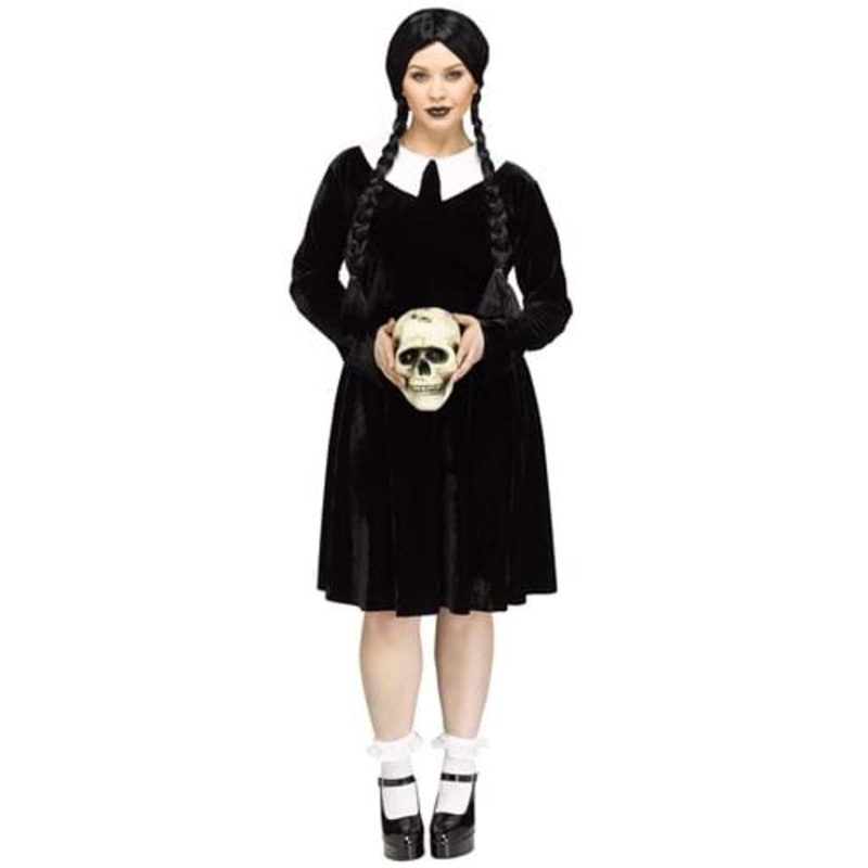 Plus Size Gothic Girl Costume Dress for Women 1X
