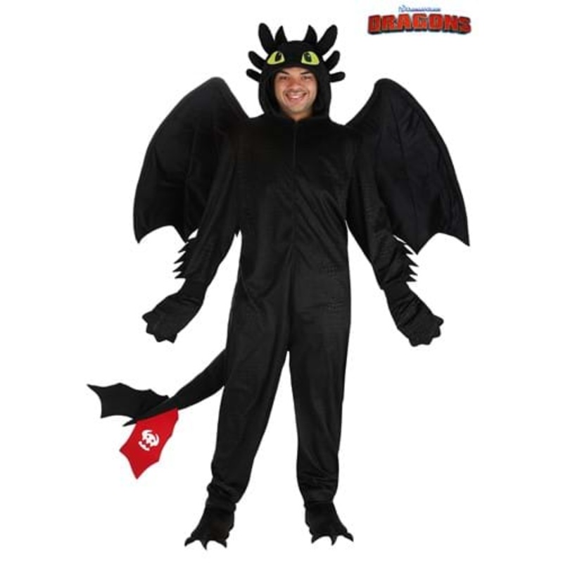 Plus Size How to Train Your Dragon Toothless Costume for Adults 2X