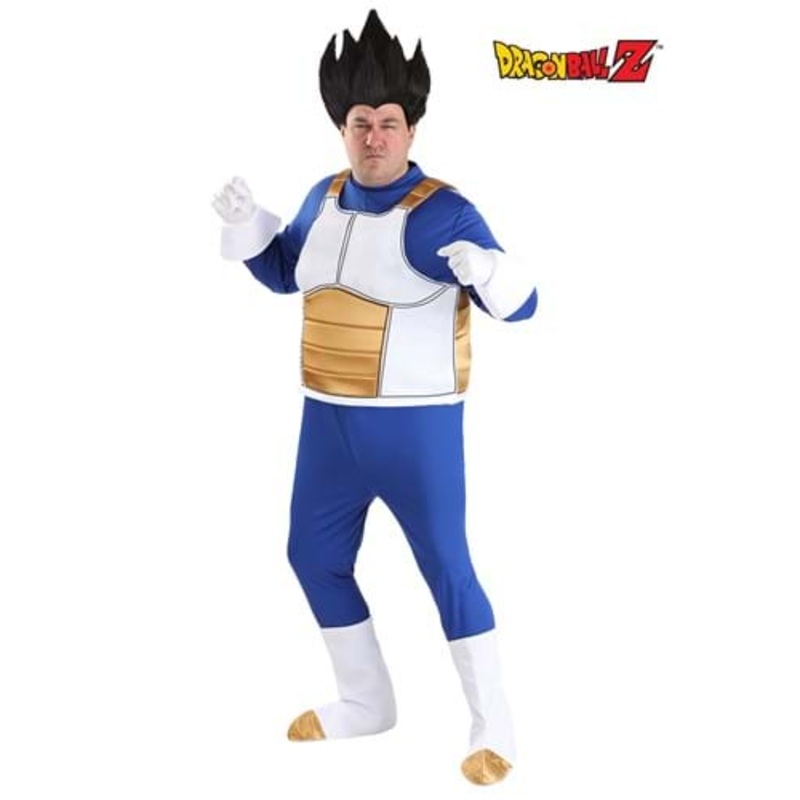 Plus Size Men's Dragon Ball Z Vegeta Costume 2X